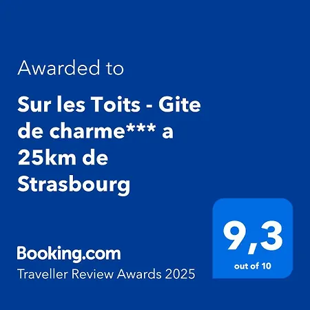 Sur Les Toits - De Charme*** A 25km De Strasbourg Апартаменты Wasselonne