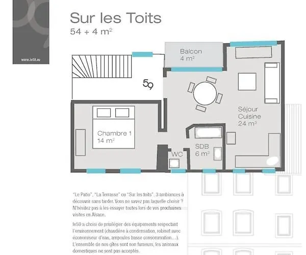 Апартаменты Sur Les Toits - De Charme*** A 25km De Strasbourg *